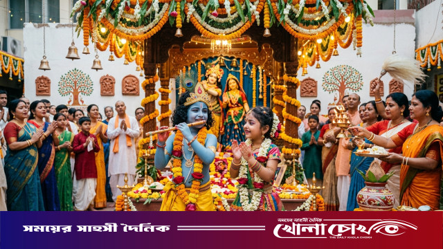 আজ শুভ জন্মাষ্টমী: ভক্তি ও শ্রদ্ধায় উদযাপিত হচ্ছে শ্রীকৃষ্ণের আবির্ভাব তিথি