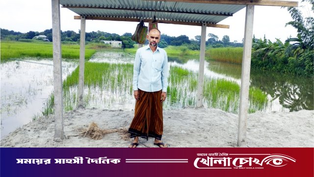 চরভদ্রাসনে ১৭ বছর পর দখলমুক্ত হলো অসহায় পরিবারের জমি