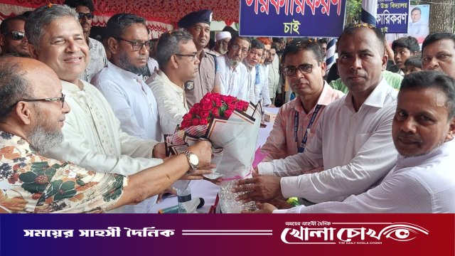 বাবুরচর উচ্চ বিদ্যালয় সরকারিকরণের আশ্বাস এমপি শহিদুল ইসলাম বাবুলের