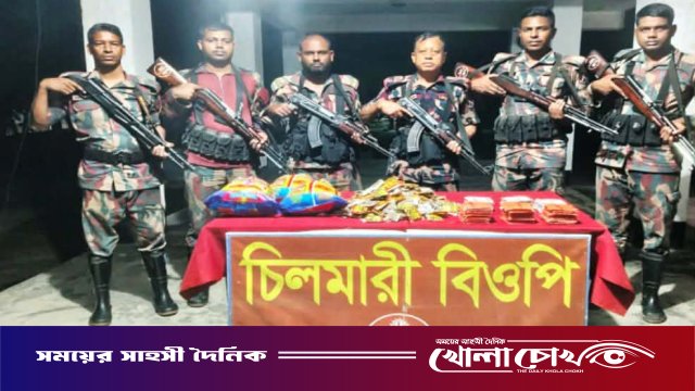 দৌলতপুর সীমান্তে বিজিবির পৃথক অভিযান: প্রায় ১৪ লাখ টাকার ভারতীয় মাদক ও চোরাচালানি পণ্য জব্দ