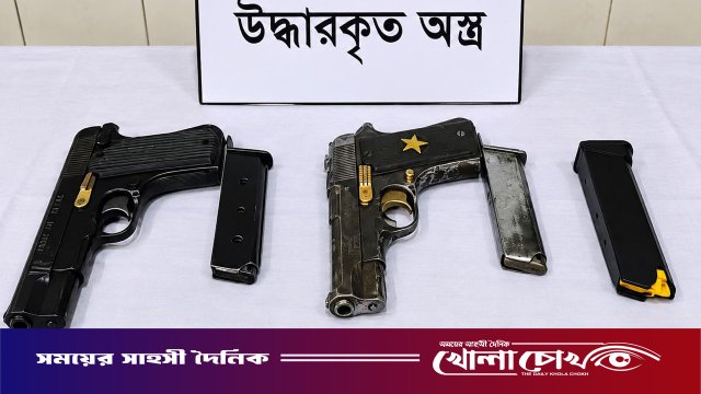 গেন্ডারিয়ায় গোলাগুলি: উদ্ধারকৃত অস্ত্রের মধ্যে রয়েছে পুলিশের লুণ্ঠিত ম্যাগাজিন-গোলাবারুদ