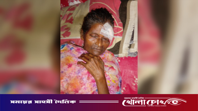 কালকিনিতে বৃদ্ধার মাথায় ইট দিয়ে আঘাত করে স্বর্ণালংকার ছিনতাইয়ের অভিযোগ