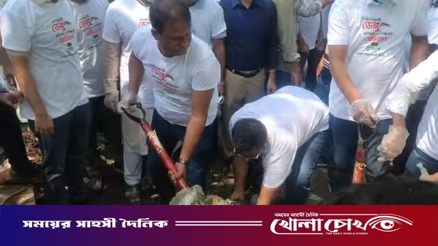 ডেঙ্গু প্রতিরোধে যুবদলের পরিচ্ছন্নতা অভিযান শুরু