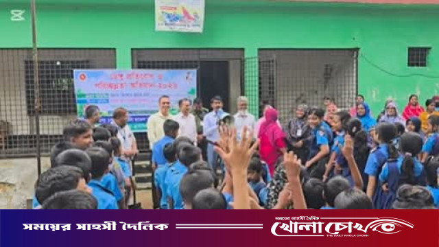 কালকিনিতে ডেঙ্গু প্রতিরোধ ও পরিচ্ছন্নতা অভিযান কর্মসূচি অনুষ্ঠিত