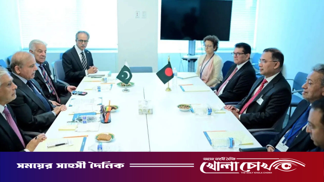 প্রধানমন্ত্রী তারেক রহমানের সঙ্গে পাকিস্তানের প্রধানমন্ত্রীর বৈঠক