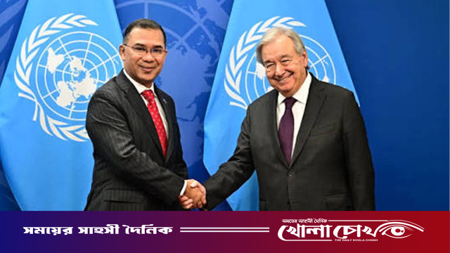 জাতিসংঘের মহাসচিবের সঙ্গে প্রধানমন্ত্রী তারেক রহমানের বৈঠক