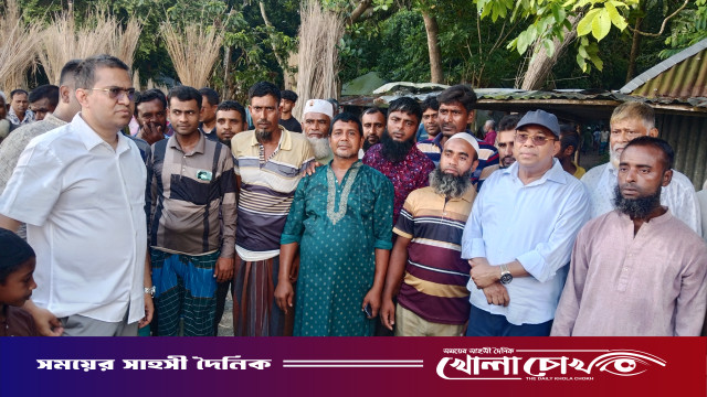 রাস্তা থেকে ইট লুটের অভিযোগে কুদ্দুসকে অনতিবিলম্বে গ্রেপ্তারের দাবি সাবেক এমপি নাসিরুল ইসলামের