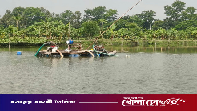 আগৈলঝাড়ায় ফসলি জমি কেটে অবৈধ বালু উত্তোলন: ইউএনওকে জানিয়েও মেলেনি প্রতিকার