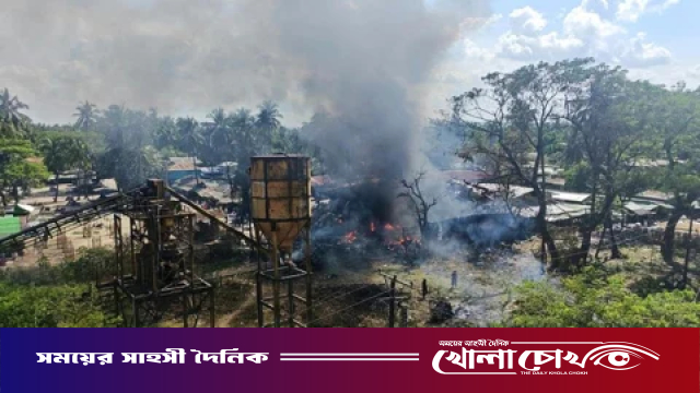 মিয়ানমারের রাখাইনে জান্তার বিমান হামলা: নিহত অন্তত ৩৩, আহত ৩৬