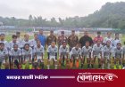 সম্প্রীতির ফুটবল টুর্নামেন্ট: নারী বিভাগে চ্যাম্পিয়ন থানচি