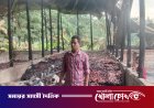 আগুনে পুড়ে ছাই স্বপ্ন ও পুঁজি, ১০ লাখ টাকার ঋণে দিশাহারা যুবদল নেতা ইমরুল