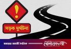 নগরকান্দায় বাস-ট্রাক মুখোমুখি সংঘর্ষ, চালক আহত