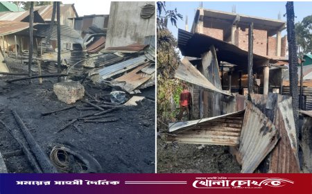 ফরিদপুরে টায়ারের গুদামে অগ্নিকাণ্ড: লাখ টাকার মালামাল ভস্মীভূত