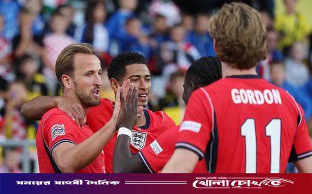 ক্রোয়েশিয়াকে ৭-০ গোলে বিধ্বস্ত করল ইংল্যান্ড