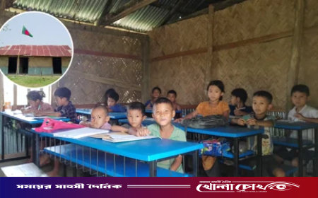 চাষাবাদ ও টিউশনির টাকায় স্কুল টিকিয়ে রেখেছেন রাঙামাটির শিক্ষকরা