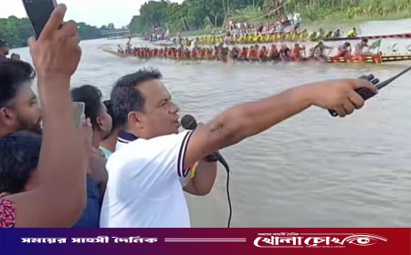 নগরকান্দায় কুমার নদীতে ১০ অক্টোবর ঐতিহ্যবাহী নৌকা বাইচ: সার্বিক পৃষ্ঠপোষকতায় আবুল হাসান টিটো