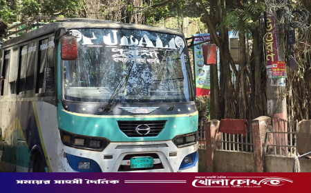 চার দিন ধরে বান্দরবান-থানচি সড়কে গণপরিবহন বন্ধ