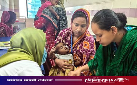 ফরিদপুরে হামের প্রকোপ: নতুন ভর্তি ৩৪, মোট আক্রান্ত ৬ হাজার ৭৬৫