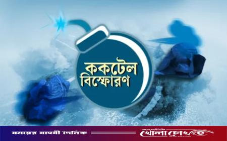 জুলাই জাদুঘরের সামনে ককটেল বিস্ফোরণে সিএনজিচালক আহত