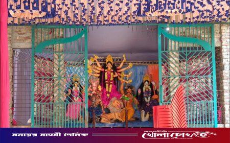 নগরকান্দায় ৬৩টি মণ্ডপে দুর্গাপূজার প্রস্তুতি সম্পন্ন, তিনটিতে বিশেষ নজরদারি