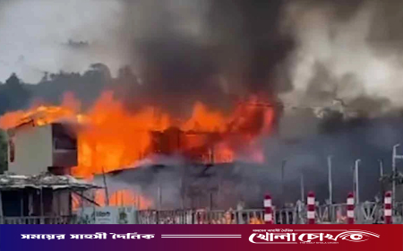 কক্সবাজারে রিসোর্টে আগুন, ৫ জনের মরদেহ উদ্ধার