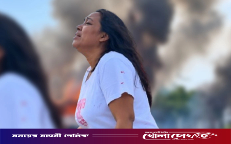 ‘আমার সাইফকে আইন্না দাও’ বলে নারীর আহাজারি