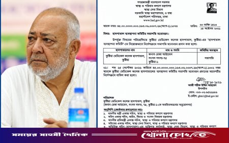 কুষ্টিয়া মেডিকেল কলেজ হাসপাতালের ব্যবস্থাপনা কমিটির সভাপতি হলেন এমপি বাচ্চু মোল্লা