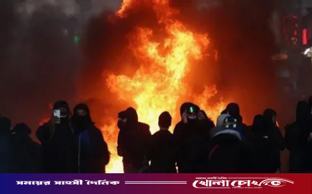 ফ্রান্সে নজিরবিহীন সহিংসতা, গ্রেপ্তার ২৪০০; শান্ত থাকার আহ্বান ম্যাক্রোঁর