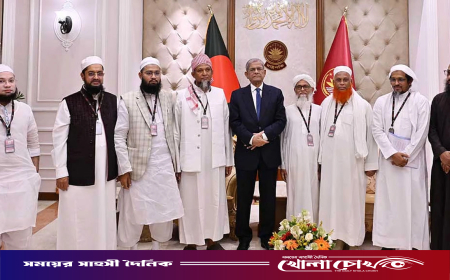 রাষ্ট্রপতির সঙ্গে আলেম প্রতিনিধিদলের সাক্ষাৎ
