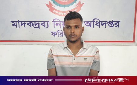 নগরকান্দায় অভিনব কায়দায় পাচারের সময় ৩ হাজার ৯২০ পিস ইয়াবাসহ আটক ১
