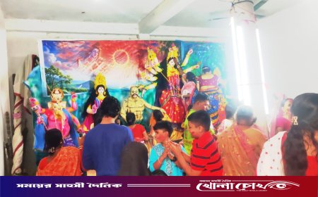 নগরকান্দায় ৬৩টি মণ্ডপে নির্বিঘ্নে দুর্গাপূজা সম্পন্ন, শান্তিপূর্ণভাবে প্রতিমা বিসর্জন