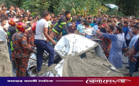 ফরিদপুরে ত্রিমুখী সংঘর্ষে শিশুসহ নিহত ৩, আহত ৩