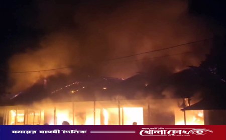 আলফাডাঙ্গায় ভয়াবহ অগ্নিকাণ্ডে ভস্মীভূত ৮ পাটের গুদাম, ক্ষতি প্রায় ২ কোটি টাকা