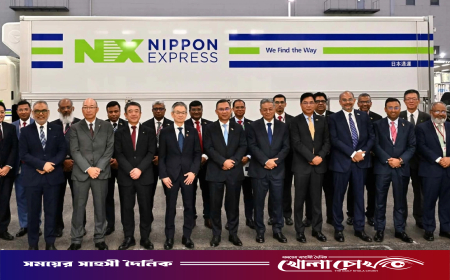 জাপানে নিটসু লজিস্টিকস হাব পরিদর্শন করেছেন প্রধানমন্ত্রী