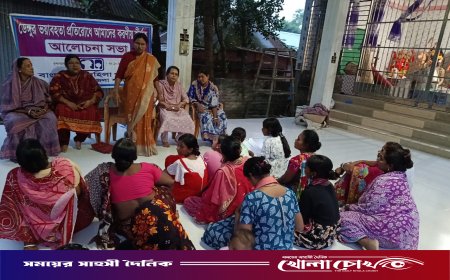 ফরিদপুরে ডেঙ্গু প্রতিরোধে মহিলা পরিষদের সচেতনতামূলক আলোচনা সভা