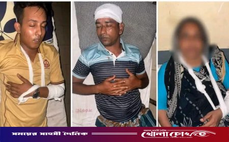 আলফাডাঙ্গায় প্রবাসীর বিরুদ্ধে অপপ্রচারের প্রতিবাদ: একই পরিবারের ৩ জনকে কুপিয়ে জখম