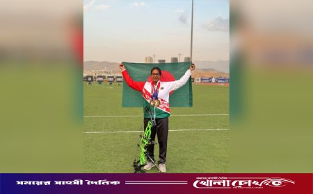 এশিয়া কাপ আর্চারিতে ফরিদপুরের রিয়ার অনন্য কীর্তি: জোড়া স্বর্ণসহ ৩ পদক জয়