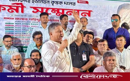 ভাঙ্গার মানিকদহে কৃষক দলের কর্মী সম্মেলন অনুষ্ঠিত
