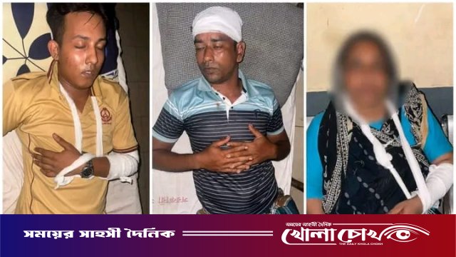 আলফাডাঙ্গায় প্রবাসীর বিরুদ্ধে অপপ্রচারের প্রতিবাদ: একই পরিবারের ৩ জনকে কুপিয়ে জখম
