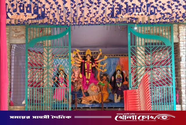 নগরকান্দায় ৬৩টি মণ্ডপে দুর্গাপূজার প্রস্তুতি সম্পন্ন, তিনটিতে বিশেষ নজরদারি