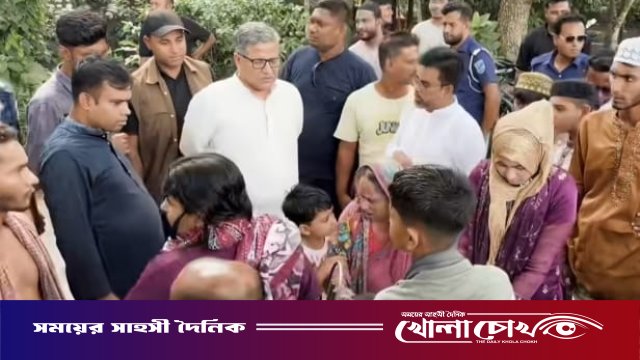 শৌলডুবীতে সড়ক দুর্ঘটনায় আহতদের পাশে এমপি শহিদুল ইসলাম বাবুল, চিকিৎসার ব্যবস্থা