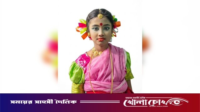 এটিএন বাংলায় নৃত্য পরিবেশন করে প্রশংসিত ডাসারের ক্ষুদে শিল্পী আরশী