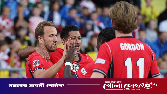 ক্রোয়েশিয়াকে ৭-০ গোলে বিধ্বস্ত করল ইংল্যান্ড
