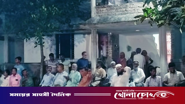 নগরকান্দায় চেয়ারম্যান পদপ্রার্থী নুরুল ইসলাম মাতব্বরের উঠান বৈঠক অনুষ্ঠিত