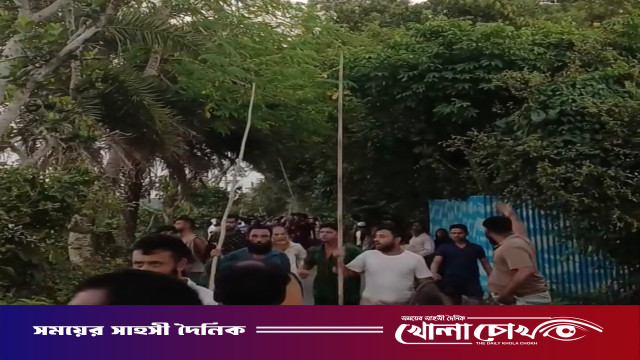 সালথায় মাদ্রাসাছাত্রীদের উত্ত্যক্তের জেরে দুই ইউনিয়নের সংঘর্ষ, আহত ১০