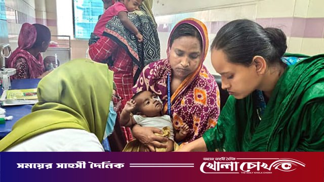 ফরিদপুরে হামের প্রকোপ: নতুন ভর্তি ৩৪, মোট আক্রান্ত ৬ হাজার ৭৬৫