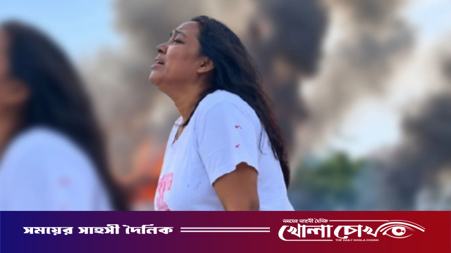 ‘আমার সাইফকে আইন্না দাও’ বলে নারীর আহাজারি