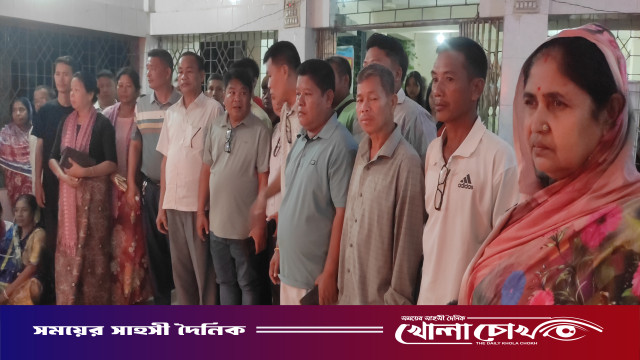 রোয়াংছড়িতে শারদীয় দুর্গাপূজার নিরাপত্তা পরিস্থিতি পরিদর্শন করলেন জেলা পরিষদ সদস্য মাওসেতুং তঞ্চঙ্গ্যা
