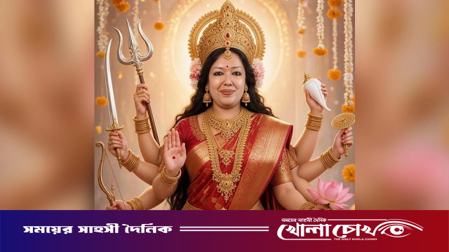 ফেসবুকে দুর্গা রূপে ভাইরাল রুমিন ফারহানা, যে বার্তা এমপির