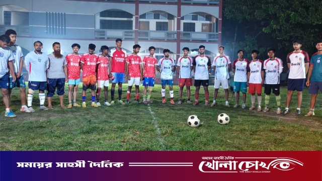 ‘তরুণরা খেলাধুলায় সম্পৃক্ত থাকলে মাদক থেকে দূরে থাকবে’: আলফাডাঙ্গায় মেয়র প্রার্থী হাসিব